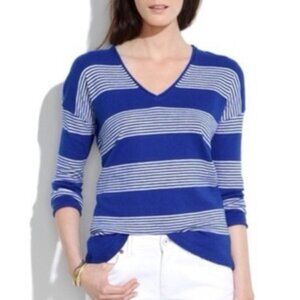 Madewell Striped Knit Sweater Size Medium
